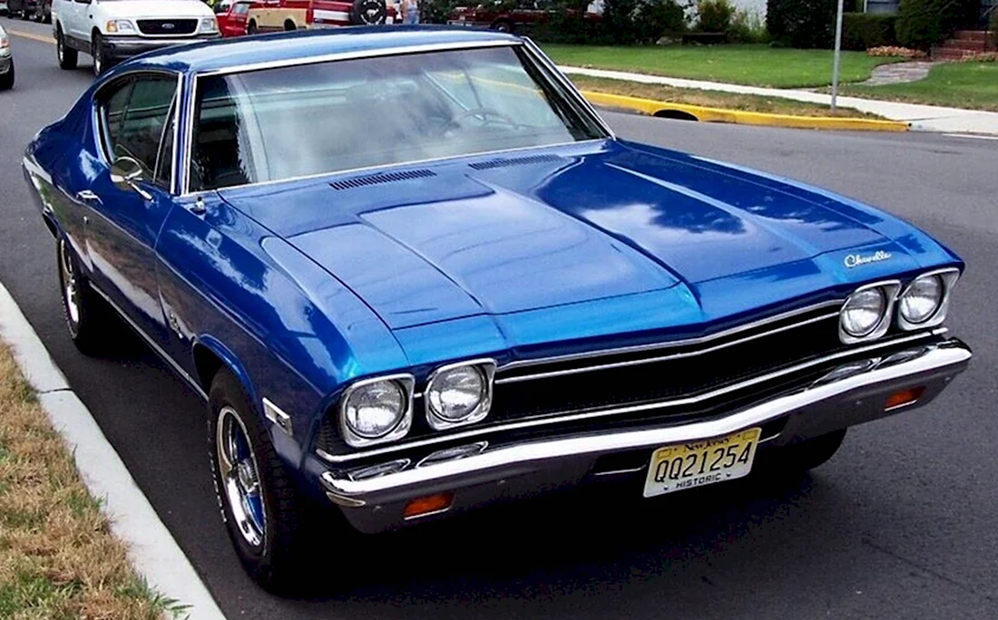 1968 Chevrolet Chevelle Hardtop--Blue