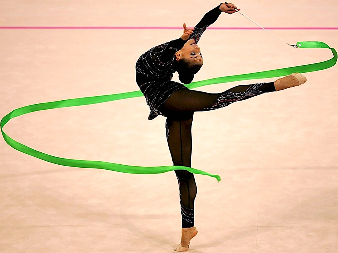 Элементы с лентой гимнастика. Художественная гимнастика Rhythmic Gymnastics.