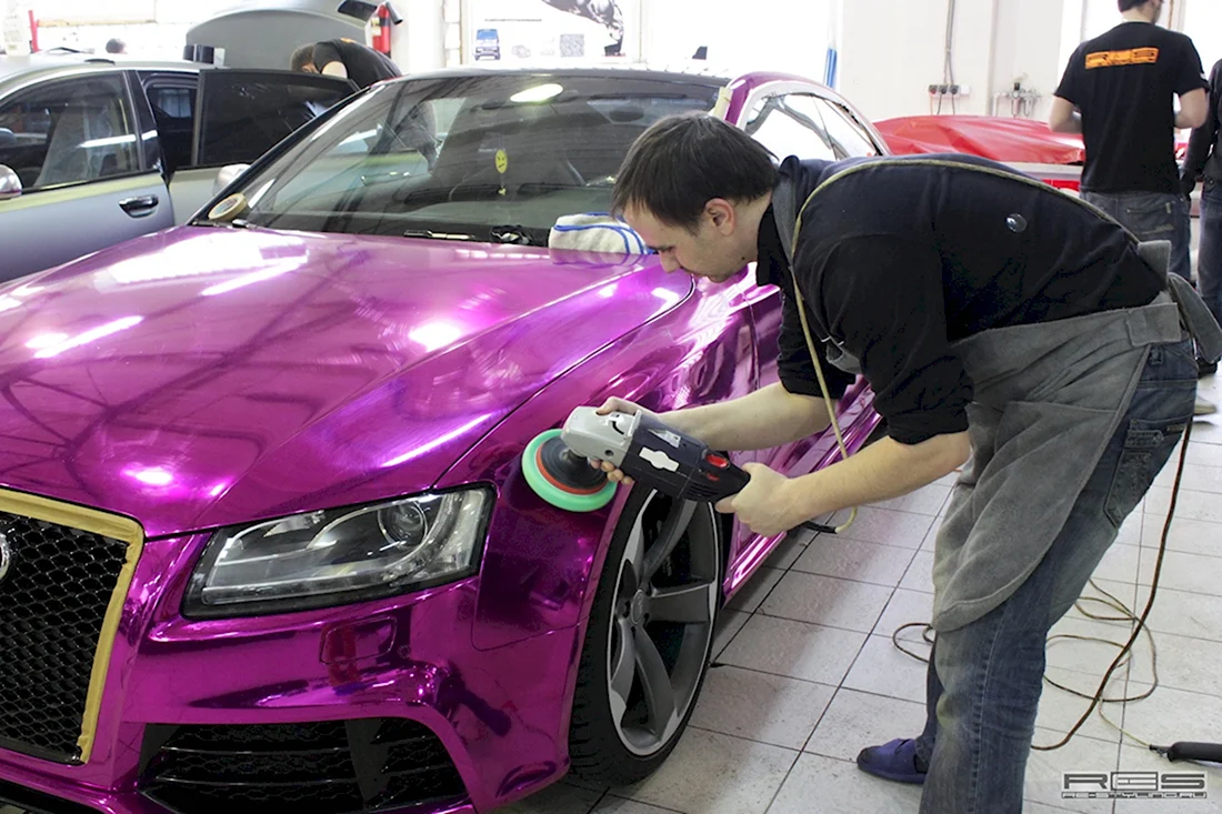 Audi rs5 фиолетовая