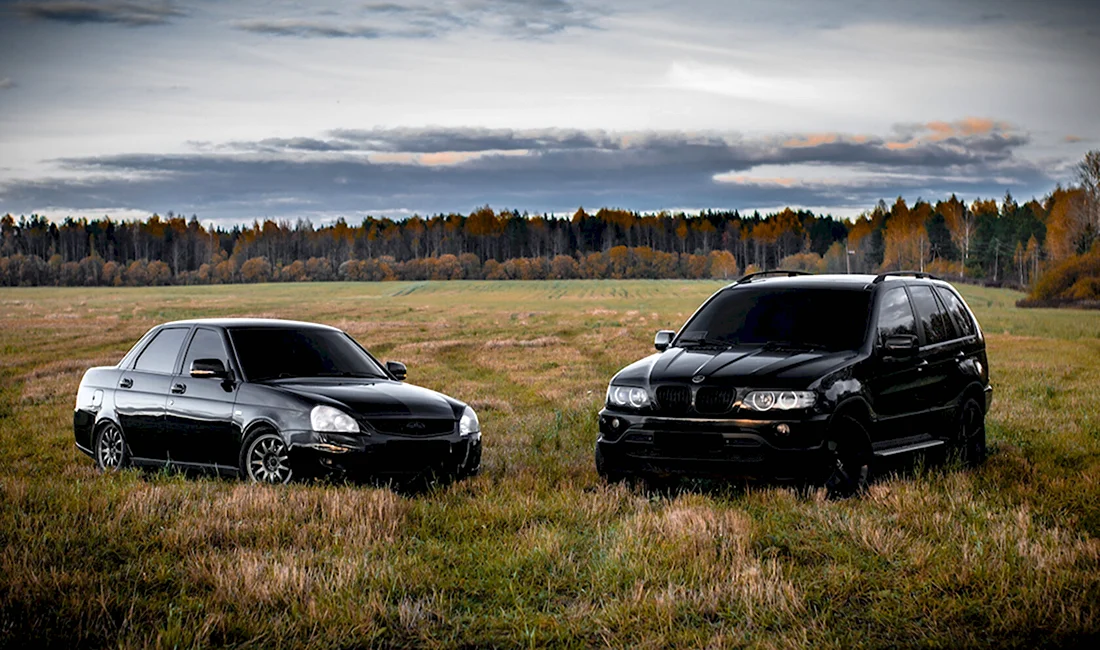 BMW x5 Priora - чернее черного - drive2