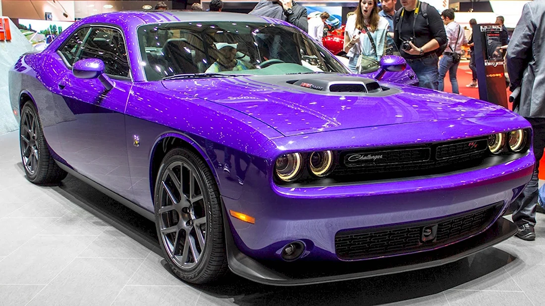 Dodge Challenger 2016 фиолетовые