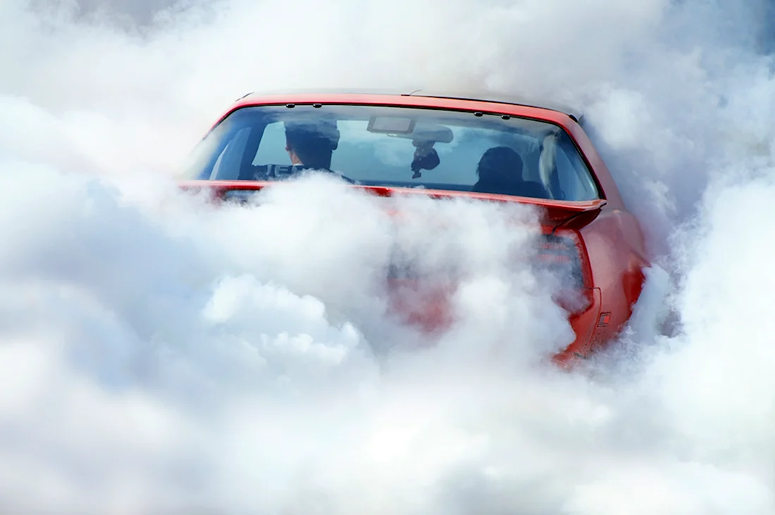 Дым от машины