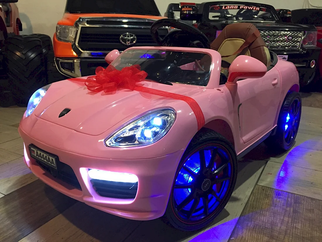Электромобиль Porsche Panamera a444aa розовый