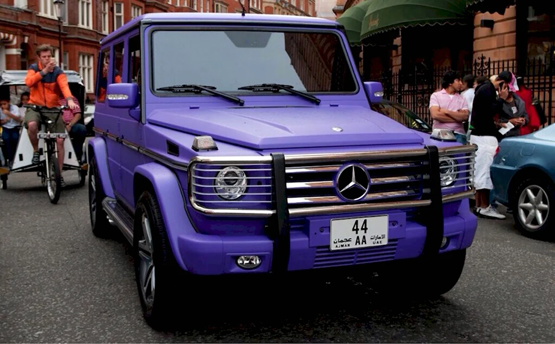 G55 AMG фиолетовый
