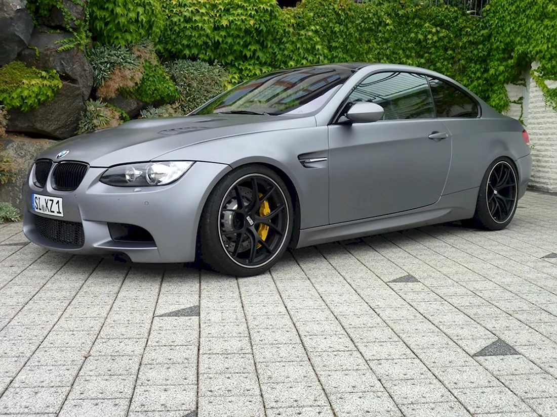 Gray BMW m3 e92
