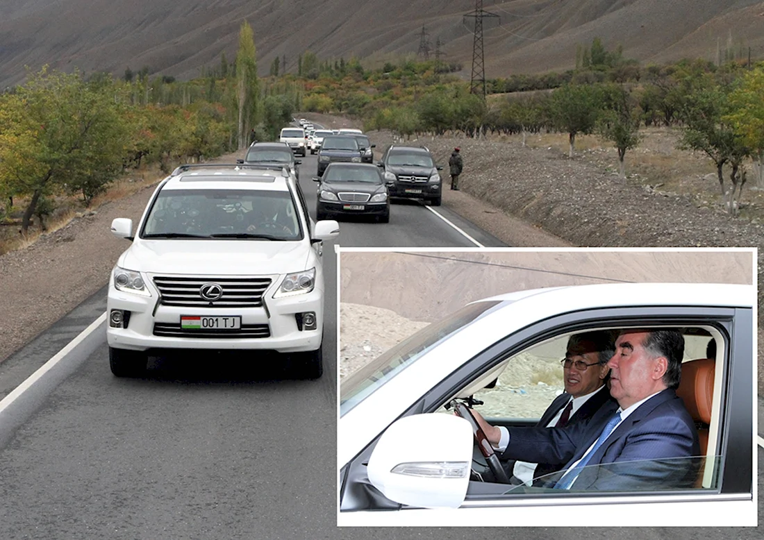 Кортеж президента Таджикистана