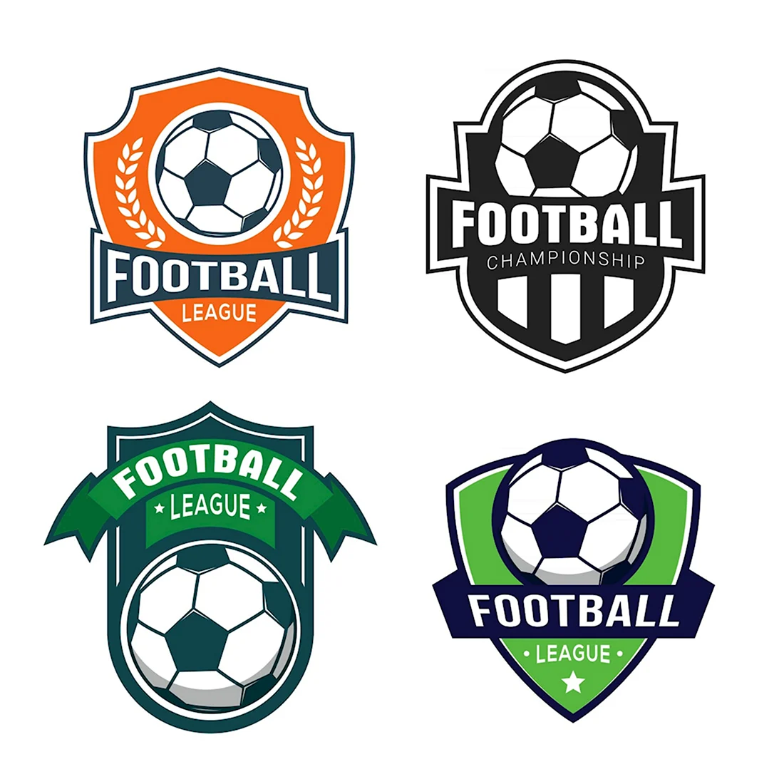 Логотип современный футбол