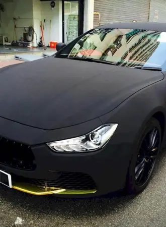 Matte Black Maserati
