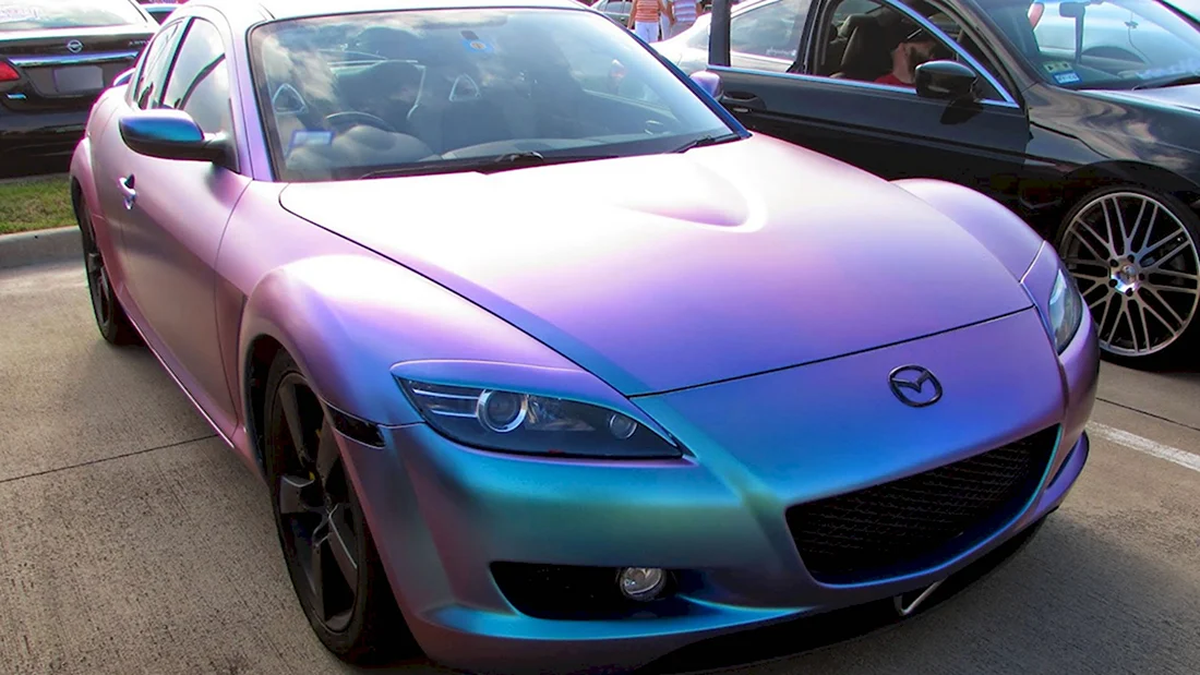 Mazda rx8 фиолетовая