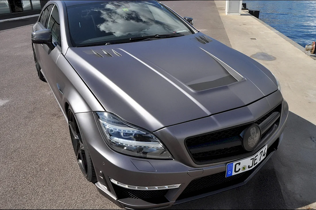 Mercedes серый матовый металлик