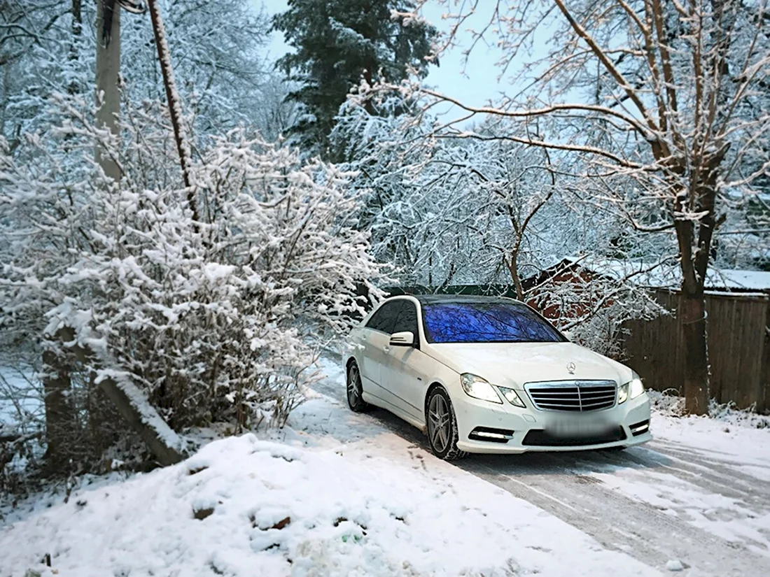 Mercedes w212 зима
