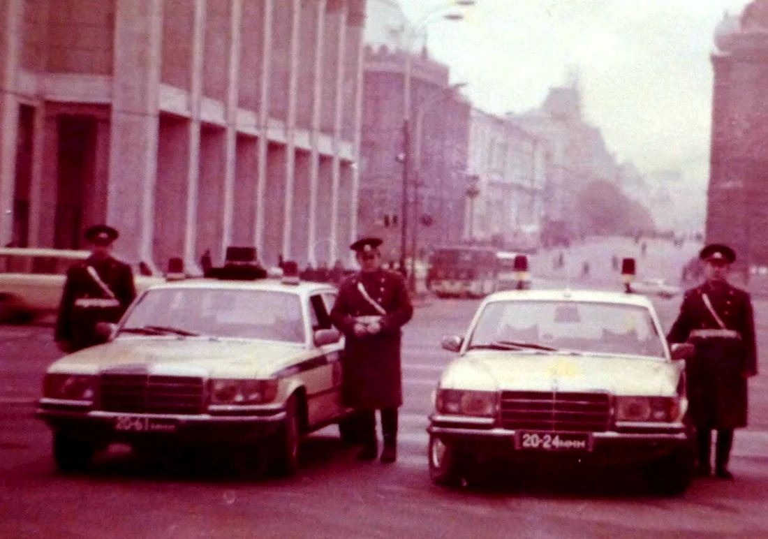 Mercedes-Benz w116 милиция СССР
