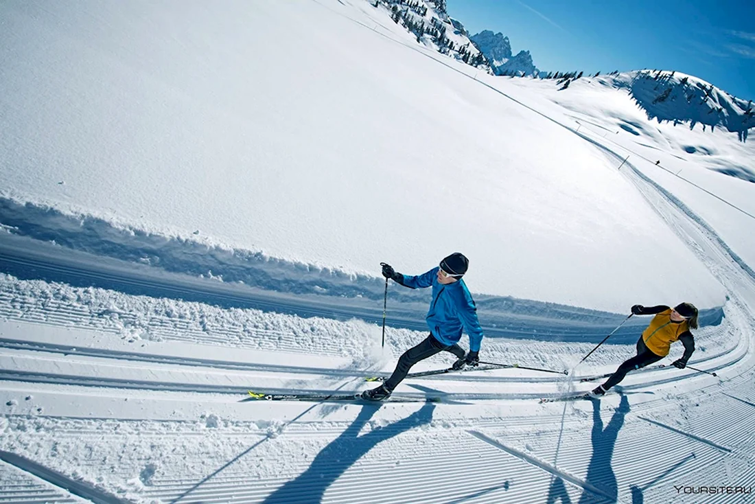 Необычные спортивные упражнения для лыжи