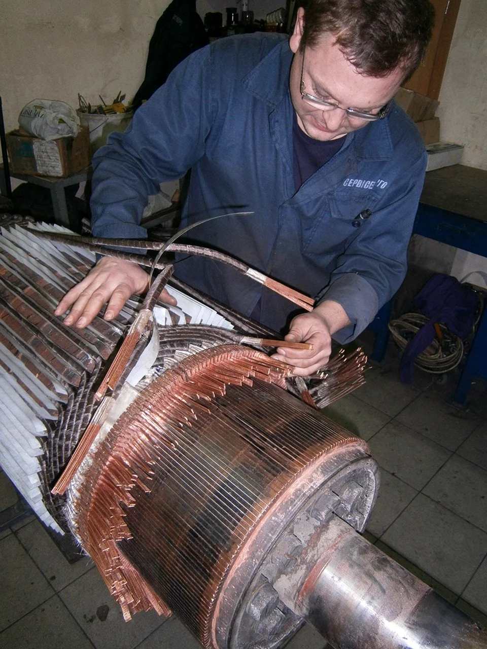 Перемотка ротора генератора 30 КВТ