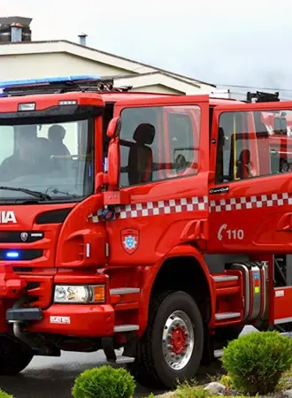 Пожарная машина Scania p300