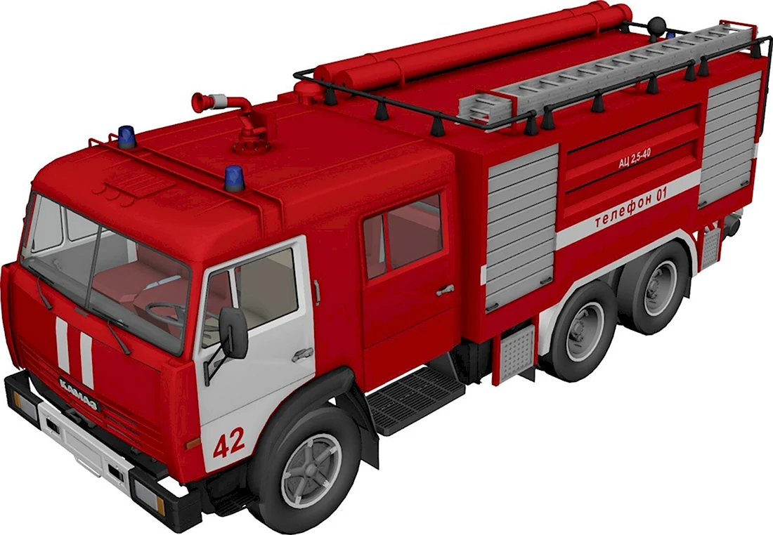 Пожарный автомобиль КАМАЗ модель АЦ-32-404