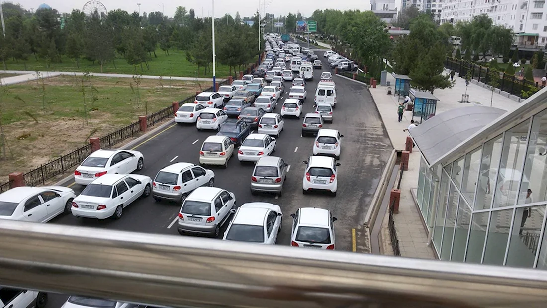 Пробки в Ташкенте