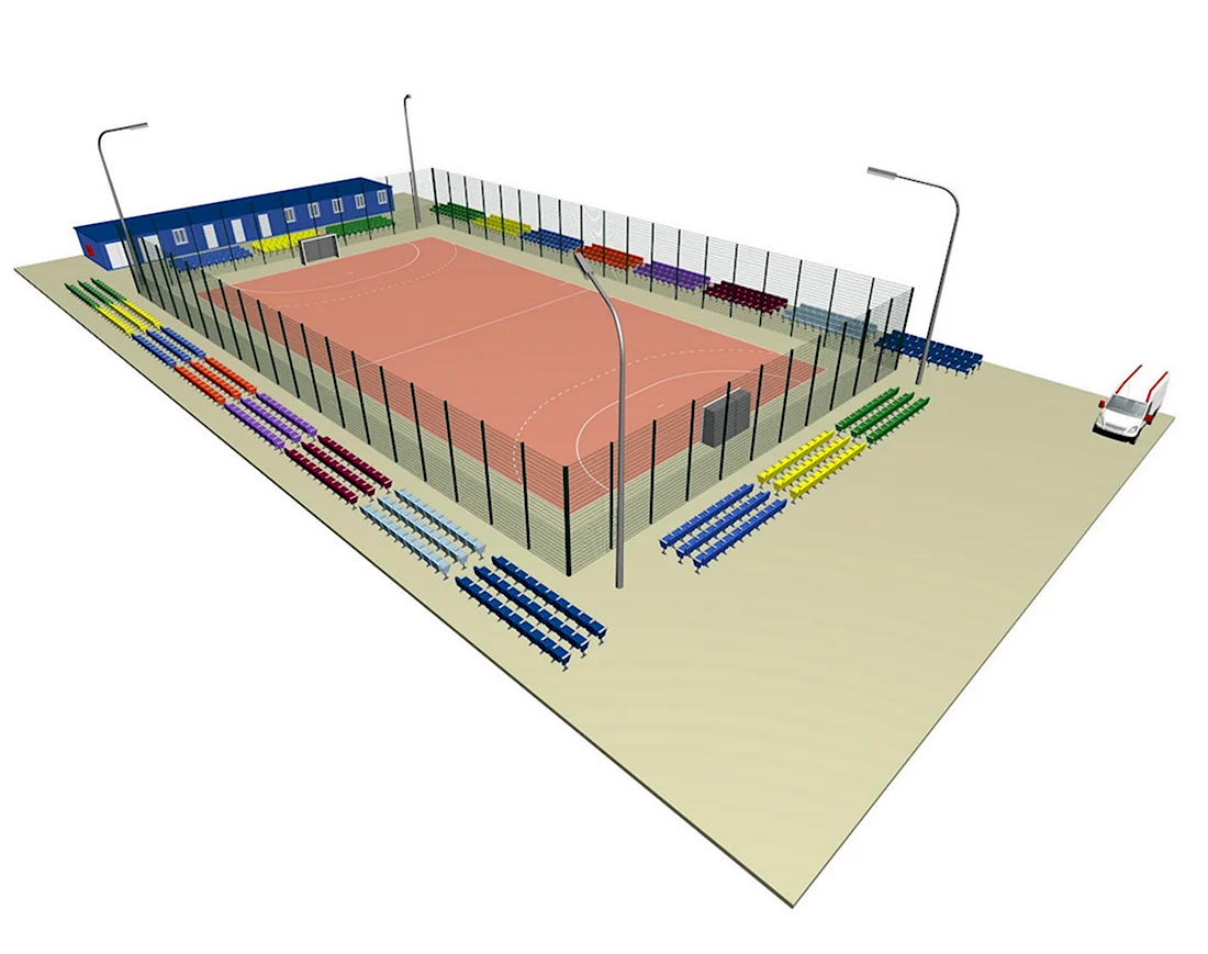 Размер волейбольной площадки для пляжного футбола