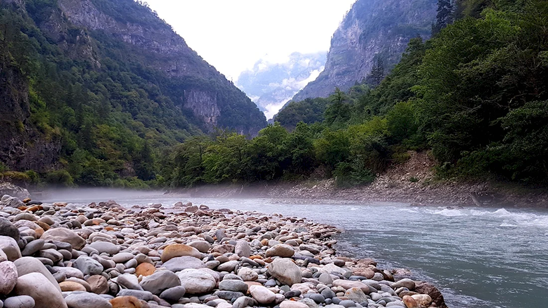 Река Гега Абхазия фото