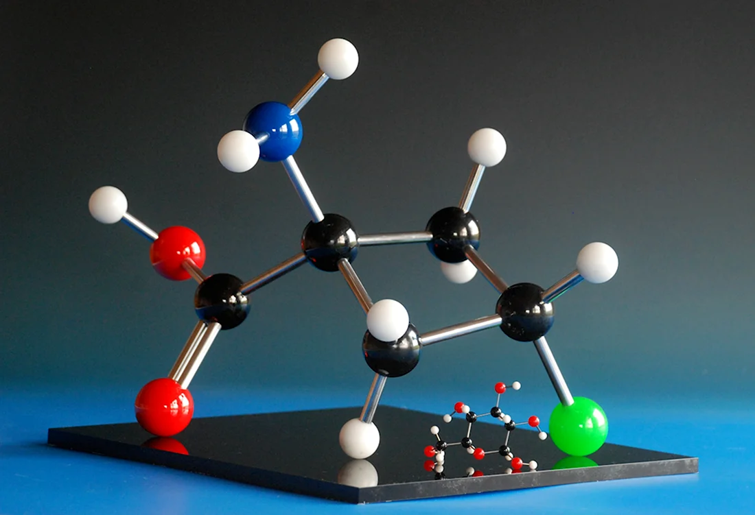 Шаростержневые модели молекул углеводородов