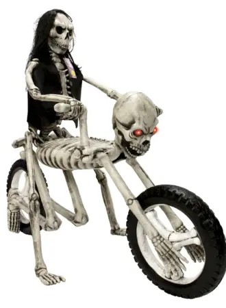 Скелет байкер