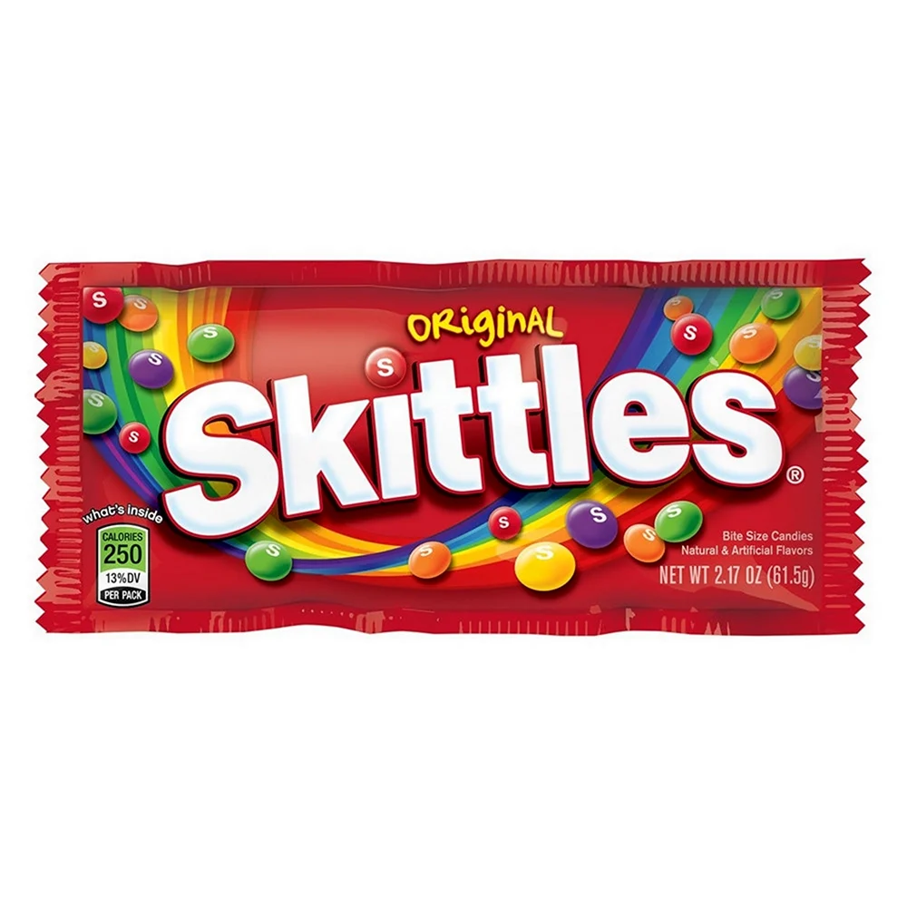 Skittles фрукты 38 гр