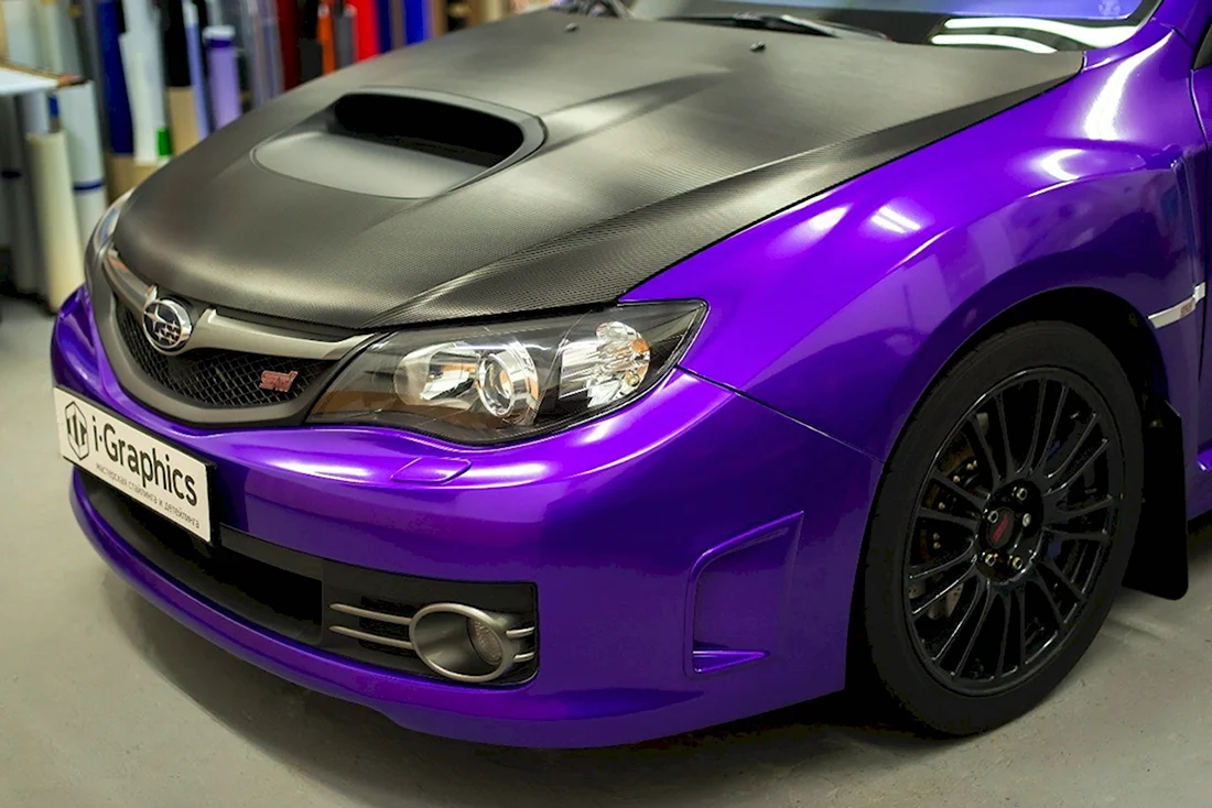 Subaru Impreza GH фиолетовый