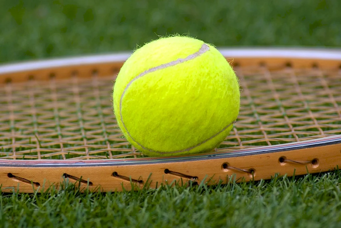 Теннисный мяч с теннисного счета