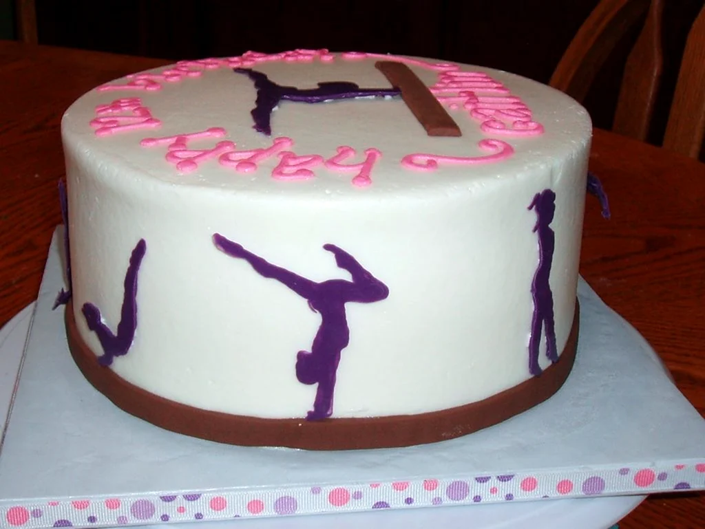 Торт гимнастика для девочки