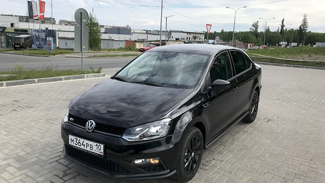Volkswagen Polo gt черный