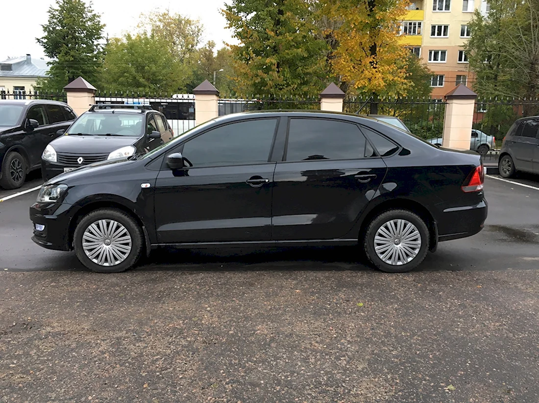 Volkswagen Polo sedan черный
