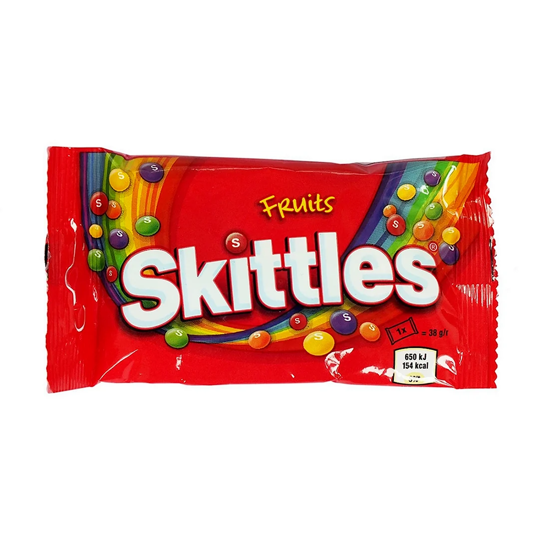 Жевательная конфета фрукты skittles 38гр