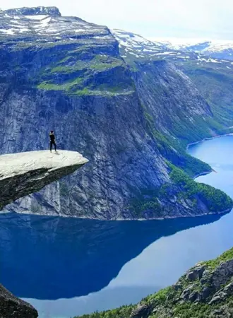 Акернесет гора в Норвегии