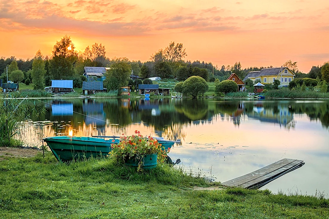 Русская деревня летом (32 фото)