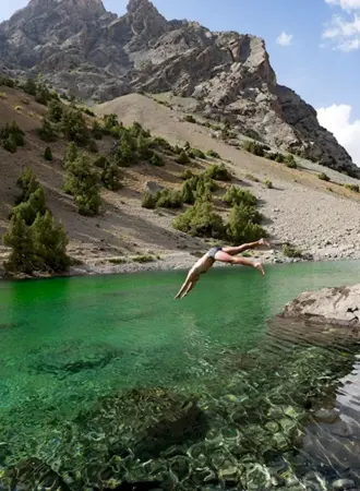 Фанские горы Алаудинские озера Таджикистан