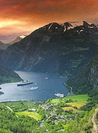 Нерёй-Фьорд Норвегия