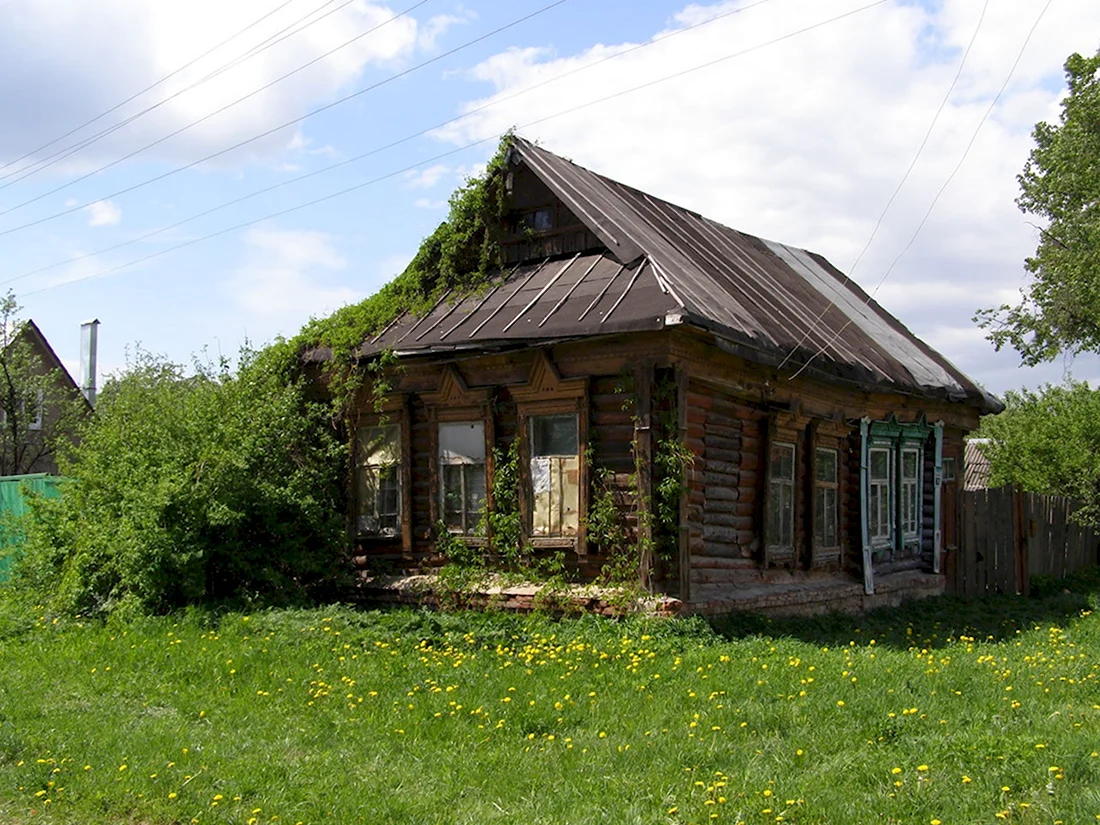 Старый деревенский домик (48 фото)